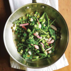 Vegetable Ragout of Radishes, Leeks and Peas Recipe
